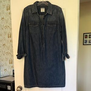 Old Navy Women's Long Sleeve Dress - Deep Blue